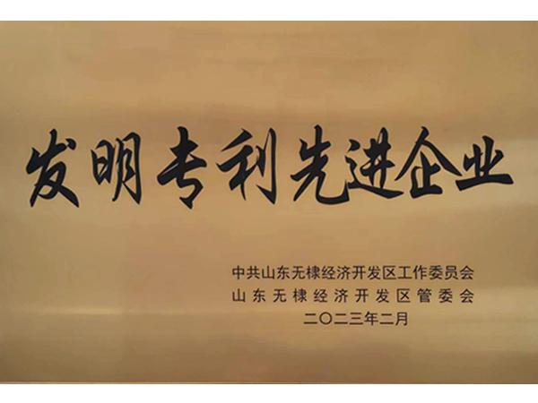 发明专利先进企业
